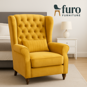 Maharaja Sofa by Furo Furniture in premium fabric finish.